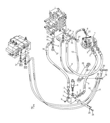 Saw hydraulics, saw 98XXL LM999052