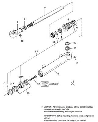 Saw cylinder LM999111