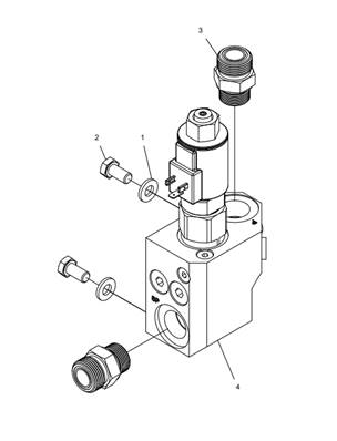 Manifold, assembly LMK005932MONT