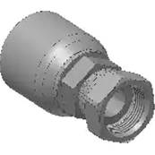Crimp fitting Parker ORFS 11/16 - Series 43 1JC43-6-6