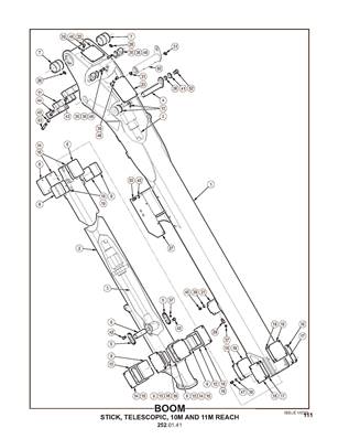 Boom, Telescopic, 10m and 11m reach 2520142S2