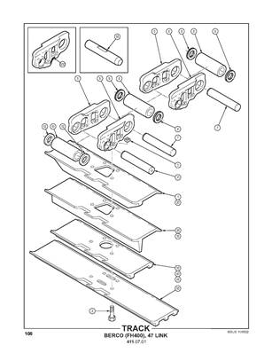 Track, Berco(FH400), 47 Link 4110701
