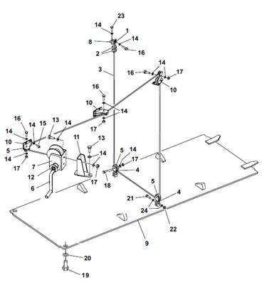 Bottom shields, mounting 9901197