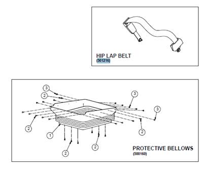 Seat 7000 MEDIUM, assembly 9991087