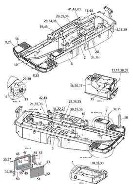 Front frame, assembly 9991502S2