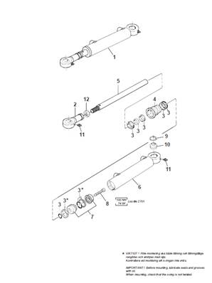 Step Hydraulic Cylinder Assembly 9991532