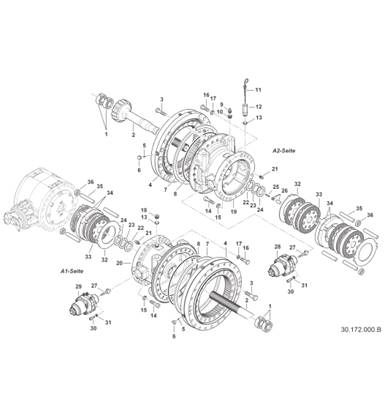 Bogie, assembly 9991591S2