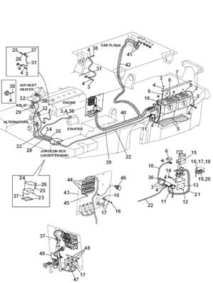 24V battery, assembly 9991618S2