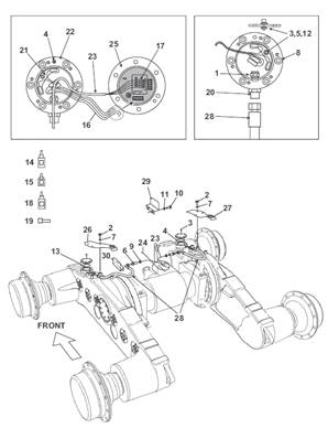 Bogie load control system, assembly 9991645
