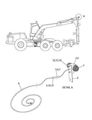 Road lighting kit, mounting 9991794