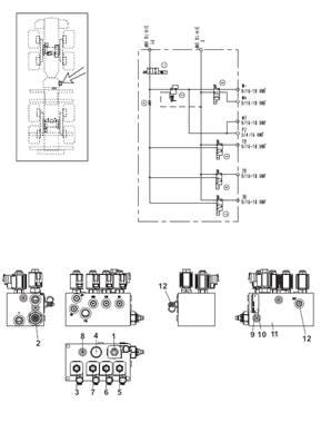 Hydraulic cradles valve, assembly 9992023