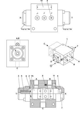 Transmission, flow divider 9992227