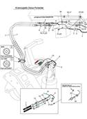 Harvester head harness, mounting 9992318S2