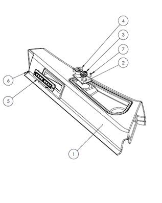 7000 seat, armrests 9992596
