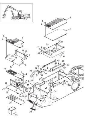 Front frame, platform 9992682S2