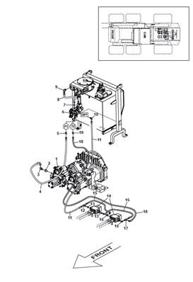 Advancement, hydraulic lines 9992712