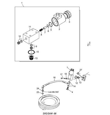 Chain lubrication LM005513D
