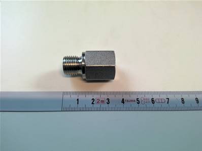 Coupling 1/4'' Log Max RE602055