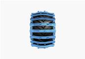 Pair of tracks bluetrack perfekt 26mm 1x1 for 700/50 Pewag 735461X1