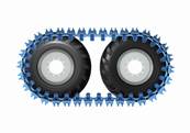 Pair of tracks bluetrack perfekt 26mm 1x1 for 710/40 Pewag 817621X1