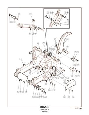Dozer Grapple 1080861S2