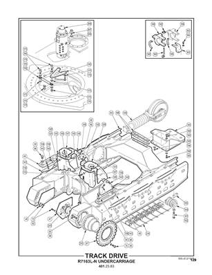 Track Drive, R7163L-N Undercarriage 4012383S5