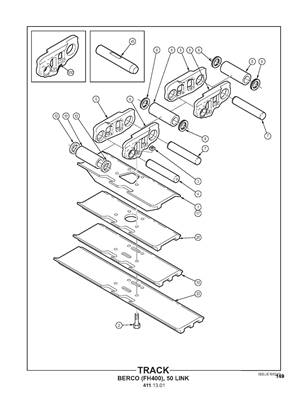 Track, Berco(FH400), 50 Link 4111301