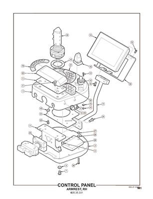 Control Panel, Armrest, RH 60535332S2