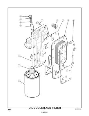 Oil Cooler and Filter 9100501