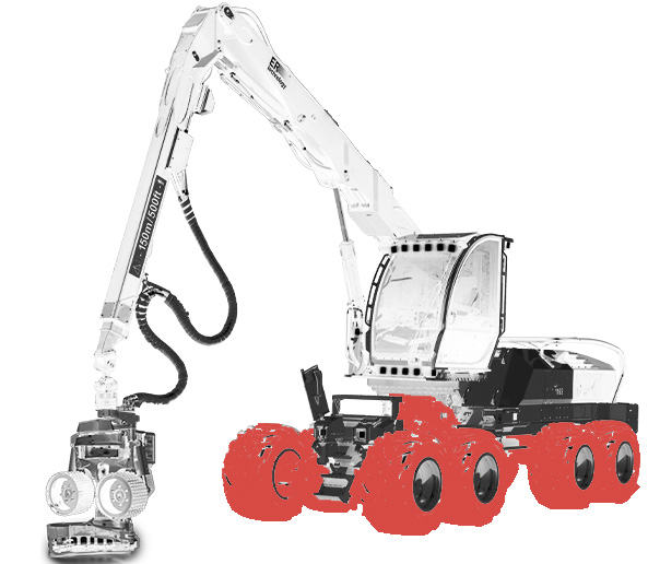 Groupe motopropulseur Abatteuse TCi 1165| Cuoq Forest Diffusion