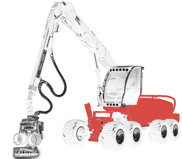 Chassis Abatteuse TCi 1165 | Cuoq Forest Diffusion