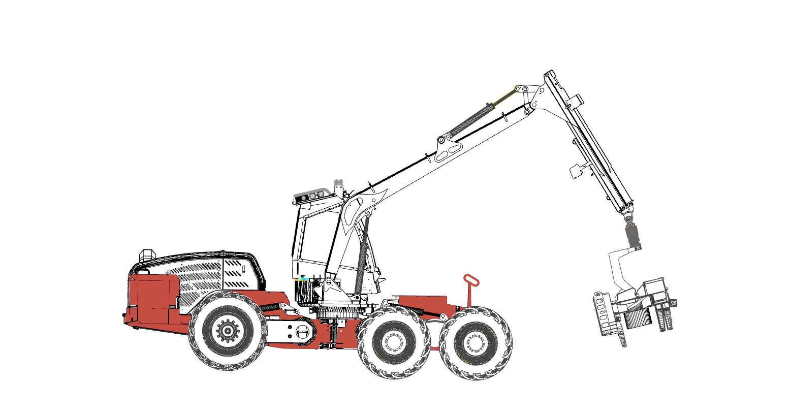 Chassis Abatteuse Eco Log 550D | Cuoq Forest Diffusion