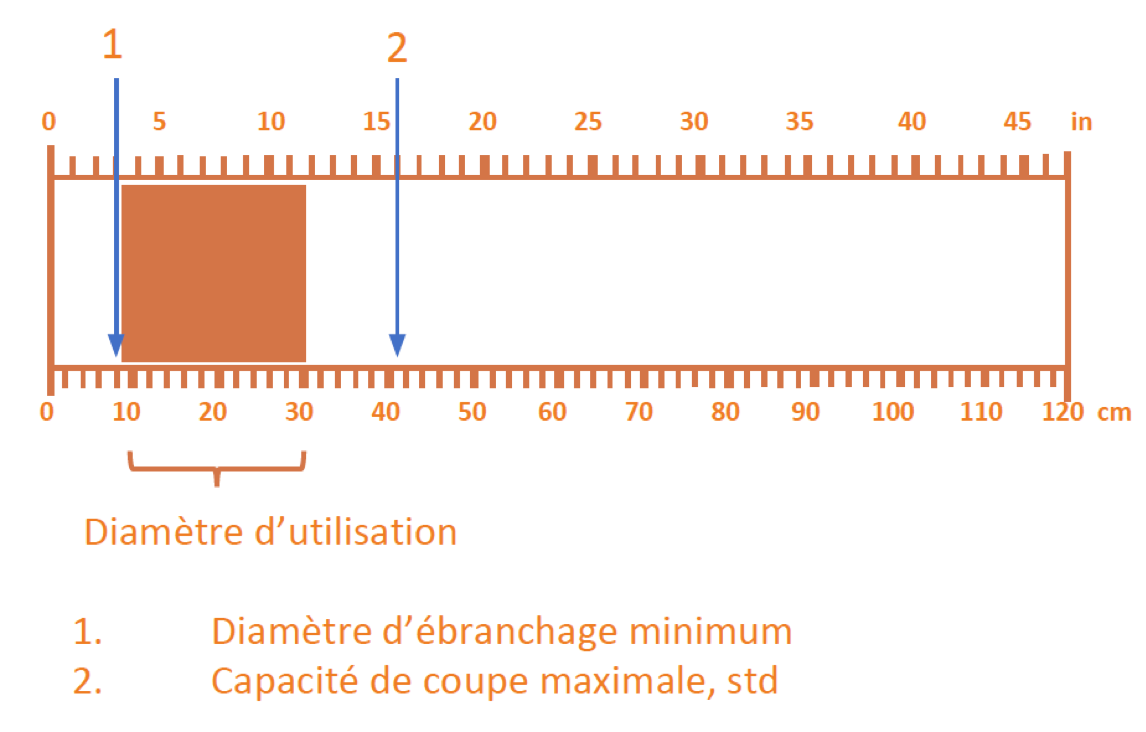 Diamtres de coupe | Cuoq Forest Diffusion
